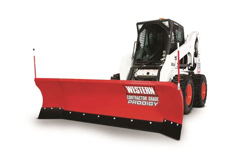 western snow plow for skid steer|hydraulic skid steer snow plow.